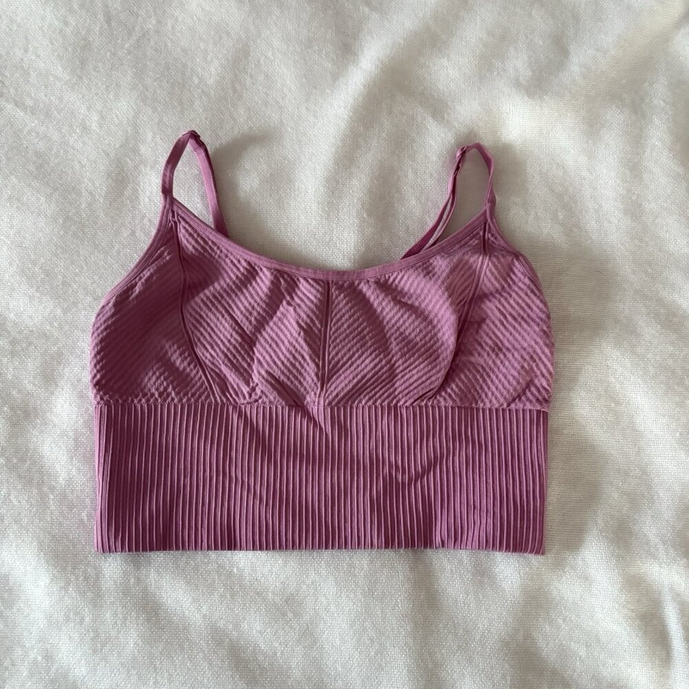 PINK Active Victoria Secret VS Pink Seamless Sports Bra Womens Size Small
